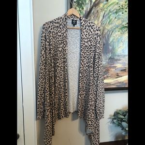 3X Blush Leopard Cardigan